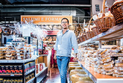 Foto de Luigi Testa, diretor-geral do Eataly em São Paulo.