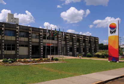 fachada da BRF em Santa Catarina