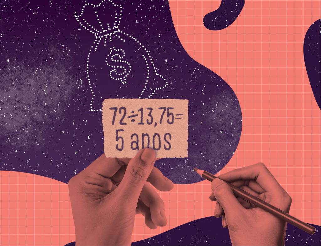 O que é a regra do 72, um atalho para calcular o rendimento de aplicações